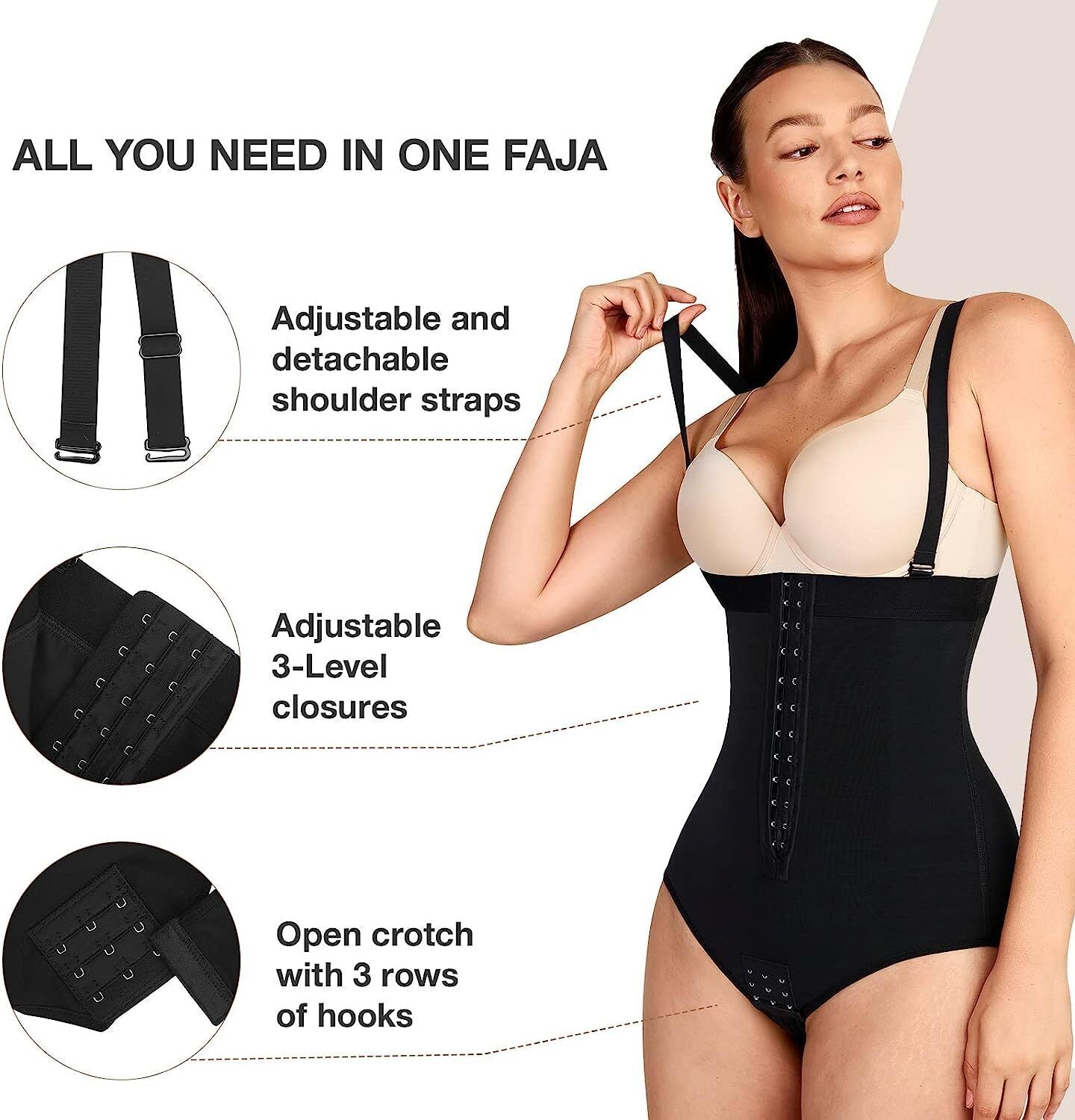 Lover-Beauty Comfy BBL Stage 2 Fajas Colombians Shapewear for Women Tummy Contro